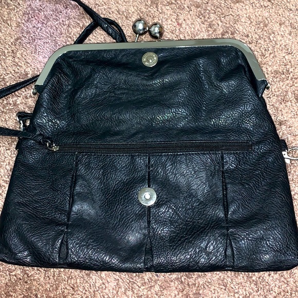 Jessica Simpson Leather Crossbody/Clutch - Picture 3 of 4